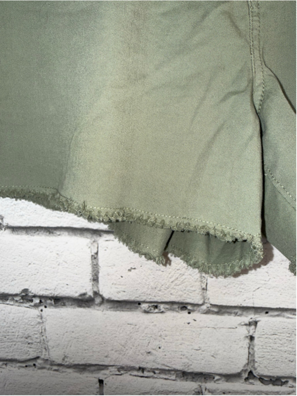 Women's Prana Green Shorts Sancho Shorts Raw Hem size 14 NEW 5’ in Inseam - Picture 4 of 12